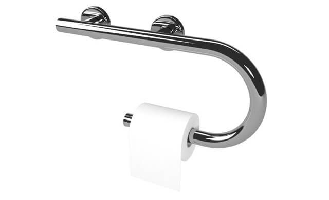 Designer Toilet Paper Holder Grab Bar | Life Line